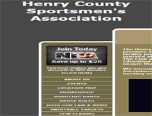 Tablet Screenshot of henrycounty.us
